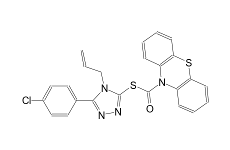 S-[4-allyl-5-(4-chlorophenyl)-4H-1,2,4-triazol-3-yl] 10H-phenothiazine-10-carbothioate