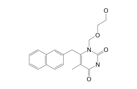 1-[(2-HYDROXYETHOXY)-METHYL]-5-METHYL-6-(2-NAPHTHYLMETHYL)-URACIL