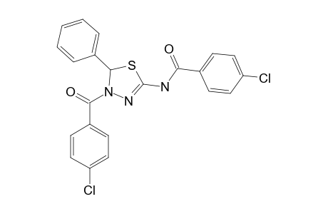 4-PARA-CHLOROBENZOYL-2-PARA-CHLOROBENZOYLAMINO-5-PHENYL-4,5-DIHYDRO-1,3,4-THIADIAZOLE