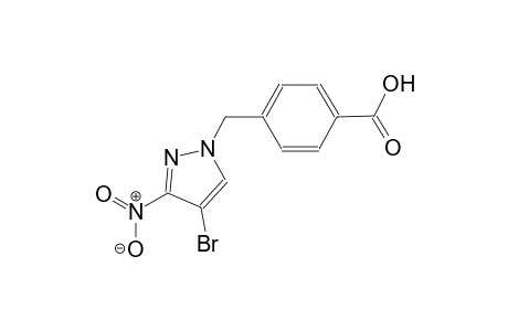 4-[(4-bromo-3-nitro-1H-pyrazol-1-yl)methyl]benzoic acid