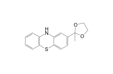 2-(2-Methyl-1,3-dioxolan-2-yl)-10H-phenothiazine