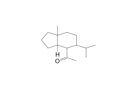 ETHANONE, 1-[OCTAHYDRO-7A-METHYL-5-(1-METHYLETHYL)-1H-INDEN-4-YL]-