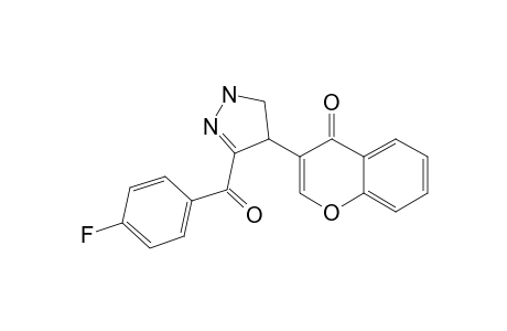 4-(3-CHROMONYL)-3-(4-FLUOROBENZOYL)-2-PYRAZOLINE