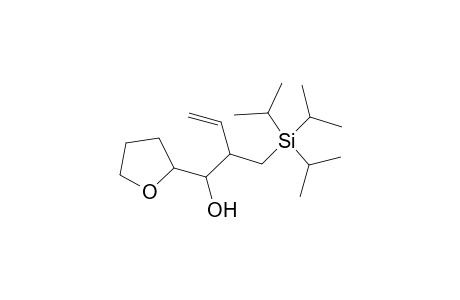 1-(Tetrahydrofuran-2-yl)-2-((triisopropylsilyl)methyl)but-3-en-1-ol