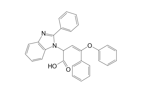 2-[1-(2-phenylbenzimidazolyl)]-4-phenoxy-4-phenyl-3-butenoic acid