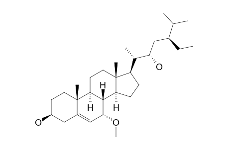 SCHLEICHERASTATIN-2;3-BETA,22-ALPHA-DIHYDROXY-7-ALPHA-METHOXY-24-BETA-ETHYL-CHOLEST-5-ENE