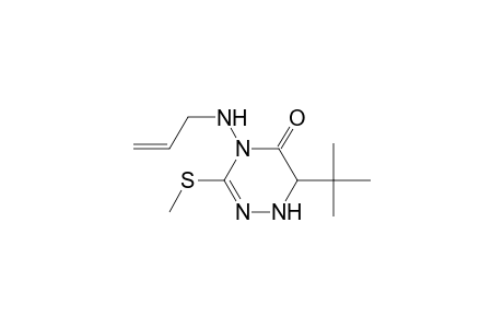 4-(allylamino)-6-tert-butyl-3-(methylthio)-1,6-dihydro-1,2,4-triazin-5-one