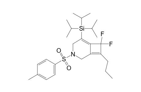 N-TOSYL-2-PROPYL-3,3-DIFLUORO-5-TRIISOPROPYLSILYL-7-AZA-BICYCLO-[4.2.0]-OCTA-1,4-DIENE