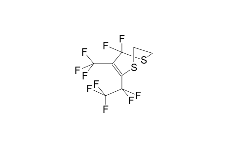 6-TRIFLUOROMETHYL-5-PERFLUOROETHYL-7,7-DIFLUORO-2,3-DIHYDRO-1,4-DITHIEPINE-5