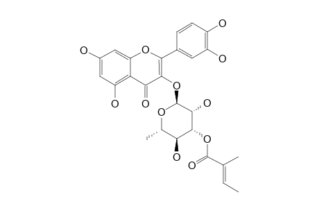 QUERCETIN-3-O-(3''-O-TIGLOYL)-ALPHA-L-RHAMNOPYRANOSIDE