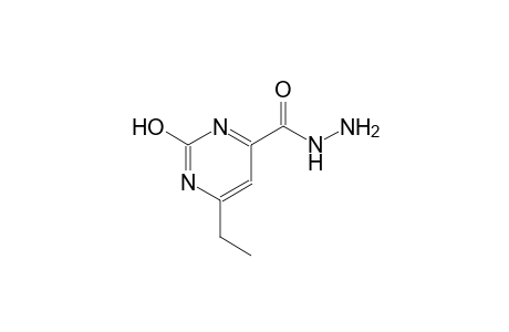 6-ethyl-2-hydroxy-4-pyrimidinecarbohydrazide