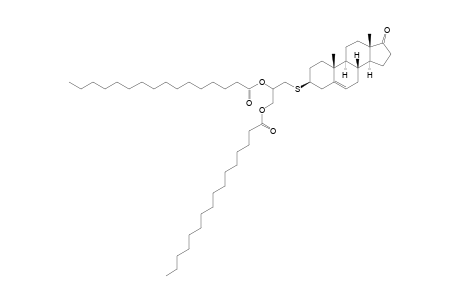 3-BETA-(D/L-1,2-DI-O-PALMITOYLGLYCERO)-THIO-ANDROST-5-EN-17-ONE