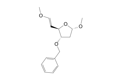 METHYL-(5E)-3-O-BENZYL-2,5-DIDEOXY-6-O-METHYL-ALPHA-D-ERYTHRO-HEX-5-ENOFURANOSIDE;E-ISOMER