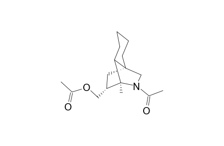 REL-(1R,7S,11R)-N-ACETYL-7-METHYL-8-AZA-TRICYCLO-[5.2.2.0-(1.6)]-11-UNDECYLMETHYL-ACETATE