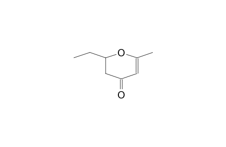 4H-PYRAN-4-ONE, 2-ETHYL-2,3-DIHYDRO-6-METHYL-