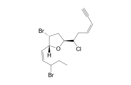 (3-Z,11-Z,7-S*,9-S*,10-R*)-6-CHLORO-9,13-DIBROMO-7:10-EPOXYPENTADECA-3,11-DIEN-1-YNE