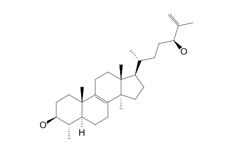 4-ALPHA,14-ALPHA-DIMETHYL-CHOLESTA-8,25-DIEN-3-BETA,24S-DIOL