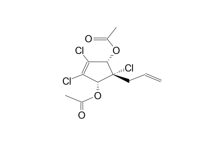 (+/-)-2,3,5ALPHA-TRICHLORO-5BETA-ALLYL-2-CYCLOPENTEN-1ALPHA,4ALPHA-DIOL, DIACETATE