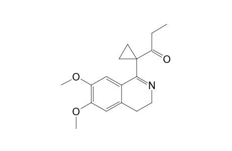 1-[1-(6,7-DIMETHOXY-3,4-DIHYDRO-1-ISOQUINOLINYL)-CYCLOPROPYL]-1-PROPANOATE