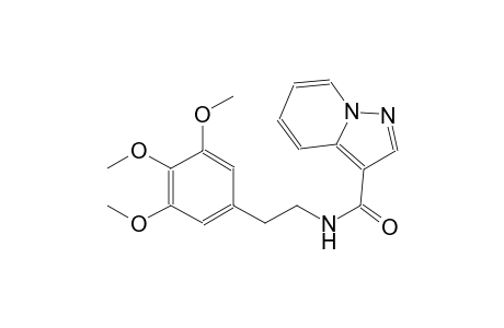 pyrazolo[1,5-a]pyridine-3-carboxamide, N-[2-(3,4,5-trimethoxyphenyl)ethyl]-