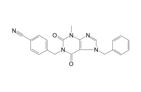 4-(7-Benzyl-3-methyl-2,6-dioxo-2,3,6,7-tetrahydro-purin-1-ylmethyl)-benzonitrile