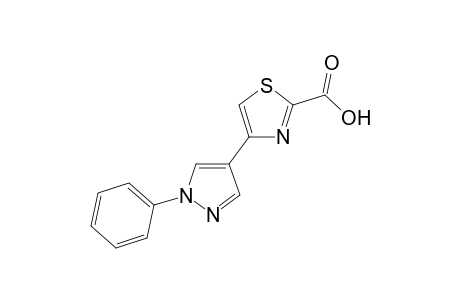 2-[4-(1-Phenylpyrazolyl)]-4-thiazolylcarboxylic Acid