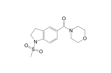 1-(methylsulfonyl)-5-(4-morpholinylcarbonyl)indoline