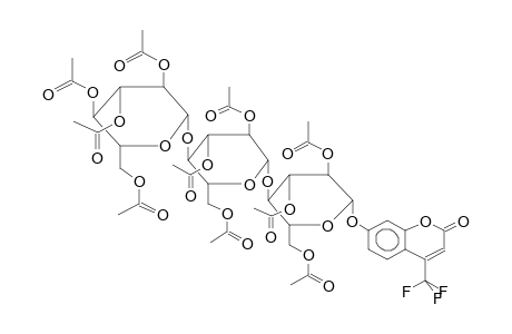 4-TRIFLUOROMETHYLUMBELLIFERYL DECA-O-ACETYL-BETA-D-CELLOTRIOSIDE