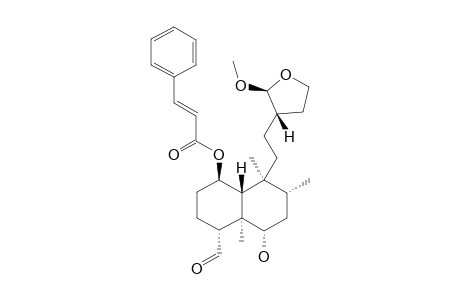 (4R,13S*,16S*)-1-BETA-CIS-CINNAMOYLOXY-6-ALPHA-HYDROXY-16-METHOXY-15,16-EPOXY-18-NEOCLERODANAL