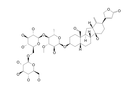 19-FORMYL-THEVETIOGENIN-BETA-GENTIOBIOSYL-(1->4)-ALPHA-L-THEVETOSIDE