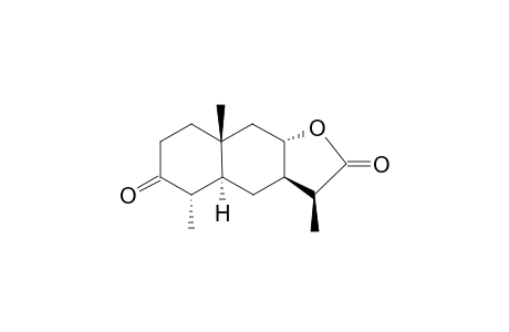 4-B-H,5-A-H,7-A-H,11-A-H-EUDESMAN-12,8-A-OLIDE,3-OXO