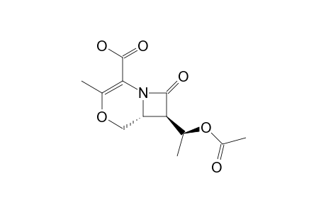 (ALPHA-R,6-R,7-R)-7-(1-ACETOXYETHYL)-3-METHYL-2-ISOXACEIC_ACID