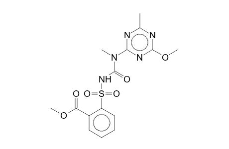 2-[[(4-methoxy-6-methyl-s-triazin-2-yl)-methyl-carbamoyl]sulfamoyl]benzoic acid methyl ester