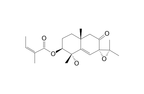 3-BETA-ANGELOYLOXY-7-ALPHA,11-EPOXY-4-ALPHA-HYDROXY-5,6-DEHYDROEUDESMAN-8-ONE