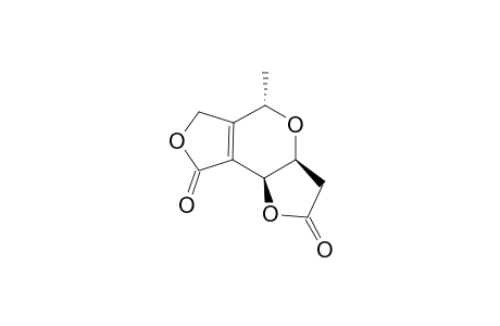 (3AS,5S,8BS)-5-METHYL-3,3A,6,8B-TETRAHYDRO-5H-DIFURO-[3,2-B:3',4'-D]-PYRAN-2,8-(5H)-DIONE