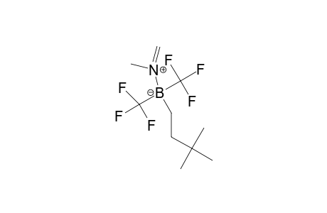 Boron, (3,3-dimethylbutyl)(N-methylenemethanamine)bis(trifluoromethyl)-, (t-4)-