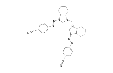 #6B;1-[2-(PARA-CYANOPHENYL)-1-DIAZENYL]-3-[[3-[2-(PARA-CYANOPHENYL)-1-DIAZENYL]-PERHYDROBENZO-[D]-IMIDAZOL-1-YL]-METHYL]-PERHYDROBENZO-[D]-IMIDAZOLE