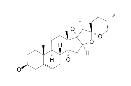 OPHIOGENIN;(25R)-3-BETA,14-ALPHA,17-ALPHA-TRIHYDROXY-SPIROSTAN-5-ENE