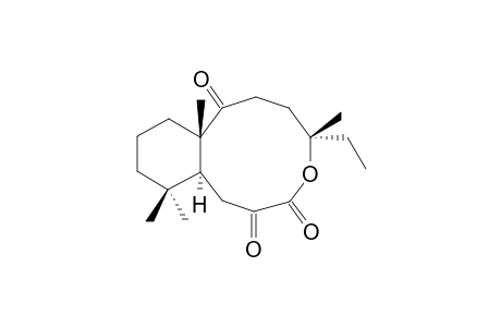 7,9-DIOXO-17-NOR-8,9-SECO-LABDAN-8,13-OLIDE