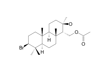 (+/-)-3-BETA-BrOMO-15-ACETOXYSPONGIA-13-ALPHA-OL