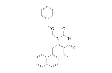 1-[(BENZYLOXY)-METHYL]-5-ETHYL-6-(1-NAPHTHYLMETHYL)-URACIL