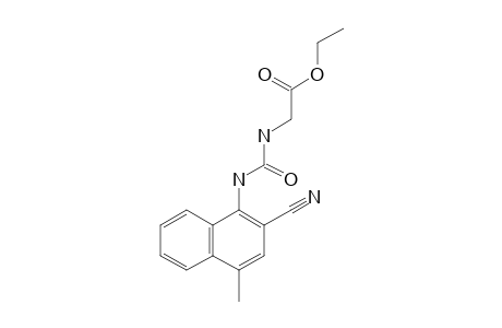 1-[3-(ETHOXYCARBONYL-METHYL)-UREIDO]-4-METHYL-2-NAPHTHALENE-CARBONITRILE