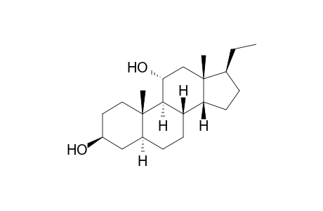 5a,14b-pregnane-3b,11a-diol