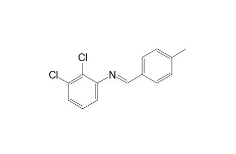 2,3-dichloro-N-(p-methylbenzylidene)aniline