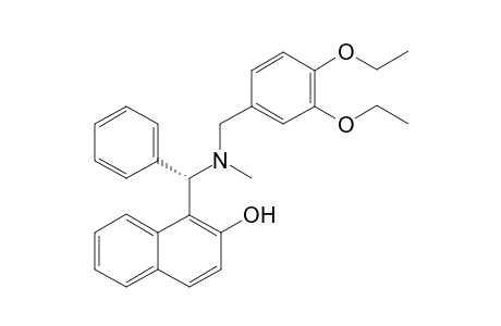 (S)-1-[.alpha.-(N-Methyl-N-(3,4-diethoxyphenylamino)benzyl]-2-naphthol