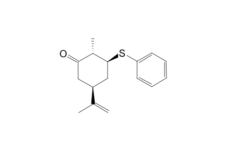 (2S,3S,5S)-5-ISOPROPENYL-2-METHYL-3-PHENYL-SULFANYLCYCLOHEXANONE