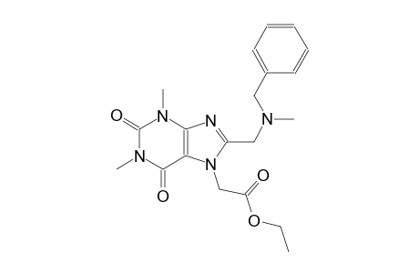 ethyl (8-{[benzyl(methyl)amino]methyl}-1,3-dimethyl-2,6-dioxo-1,2,3,6-tetrahydro-7H-purin-7-yl)acetate