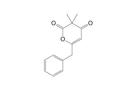 6-BENZYL-3,3-DIMETHYL-2H-PYRAN-2,4(3H)-DIONE