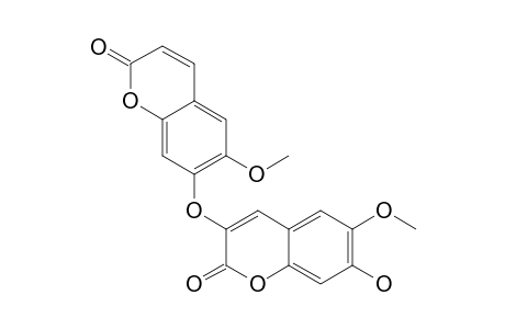 7-HYDROXY-6,6'-DIMETHOXY-3,7'-O-BIS-COUMARIN