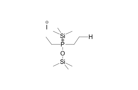 TRIMETHYLSILYLTRIMETHYLSILYLOXYDIETHYLPHOSPHONIUM IODIDE